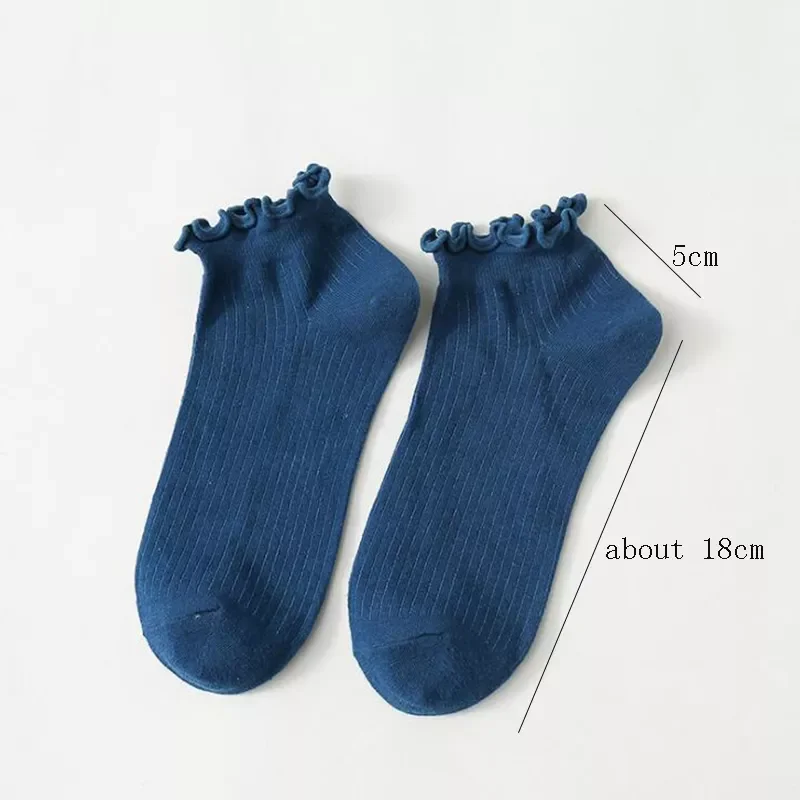 Lace Ruffles Soft Cotton Women Socks Top Quality Spring Summer Cute Socks Sweet Princess Girl Cozy Lovely Frilled Socks