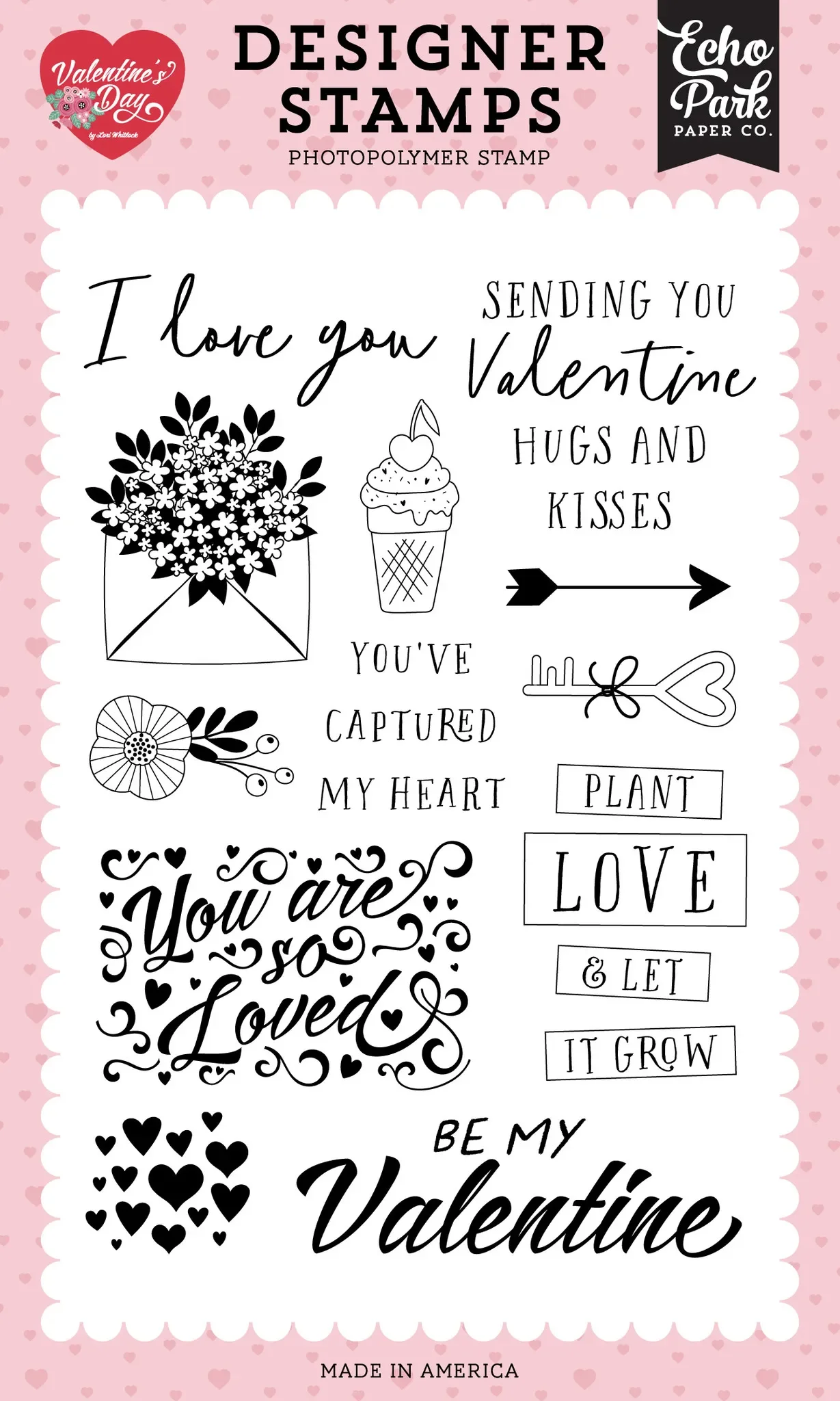 Венок с сердечками любви металлические Валентинские цветочные штампы в форме