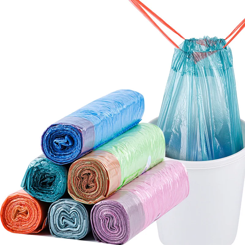 

1/3/5Roll Large Garbage Bags Black Thicken Disposable Environmental Waste Bag Privacy Plastic Trash Bags Random 45-50cm