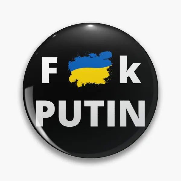 

Vladimir Putin Stand With The Ukrai Customizable Soft Button Pin Lover Cute Fashion Clothes Cartoon Hat Creative Jewelry Gift