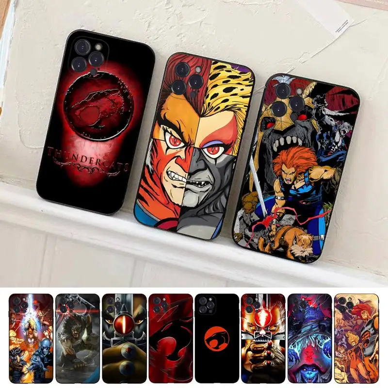 

Cartoon Thunder-Cats Phone Case For iPhone 14 11 12 13 Mini Pro XS Max Cover 6 7 8 Plus X XR SE 2020 Funda Shell
