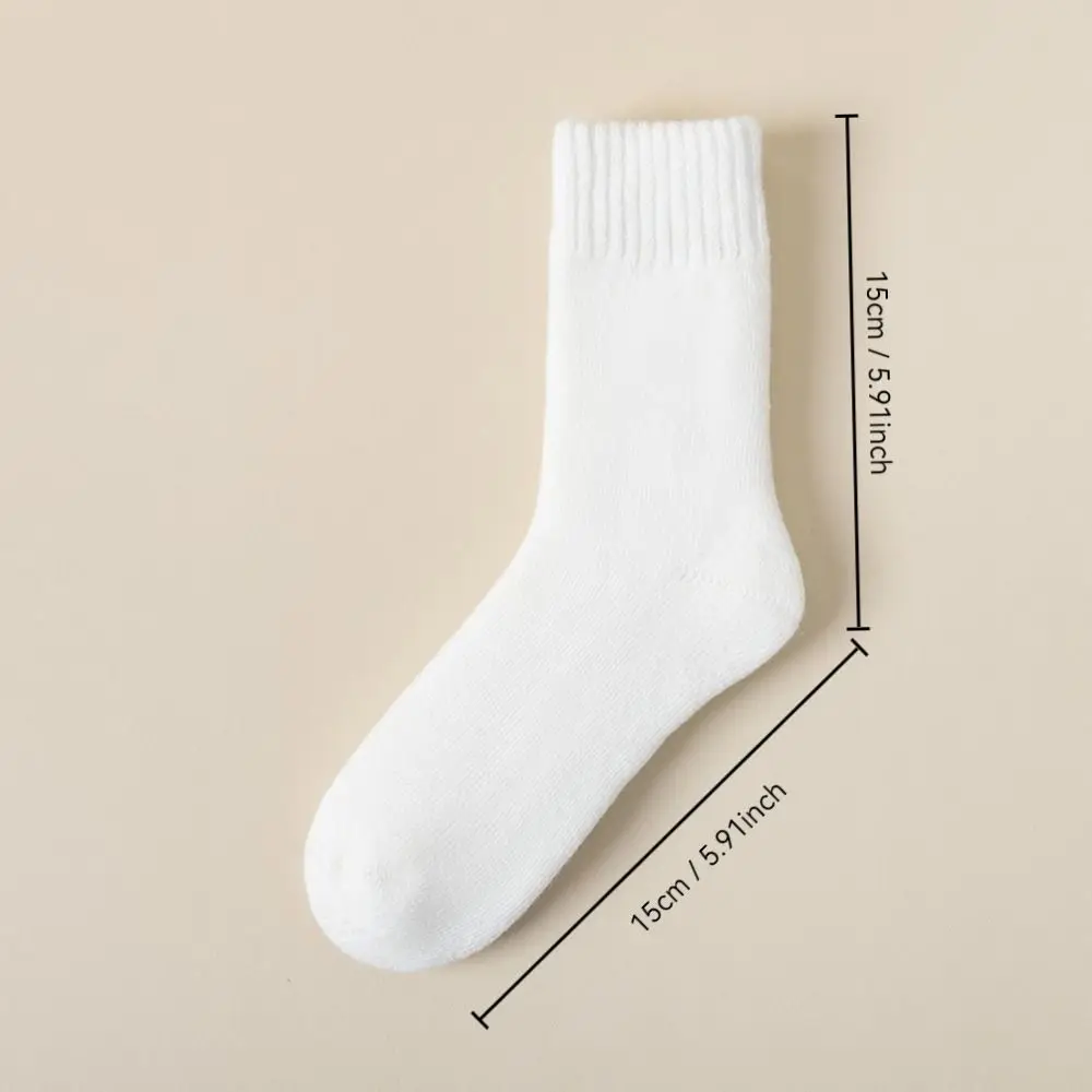 1 пара мягких плюшевых волосатых женских носков сохраняющие тепло толстые носки