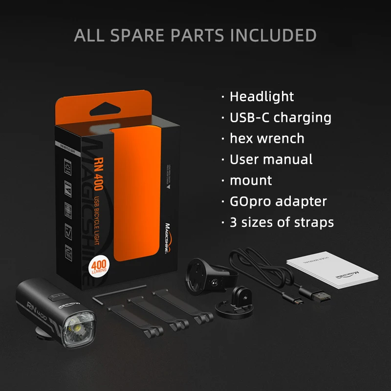 Magicshine RN 120 400 900 1200 1500 3000 Luman Bicycle Bright Front Light Road MTB Bike Waterproof Cycling Lighting Headlight