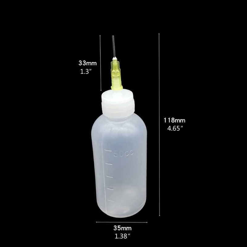 

10x Multi Purpose DIY Precision Tip Applicator Bottles Set DIY Quilling Glue Applicator Oiler Bottle Dispensing Bottle D5QB