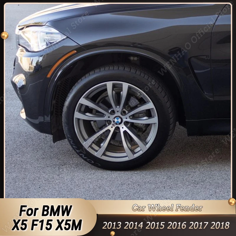 

2 шт., автомобильные накладки на крылья для BMW X5 F15 X5M 2013 2014 2015 2016 2017 2018