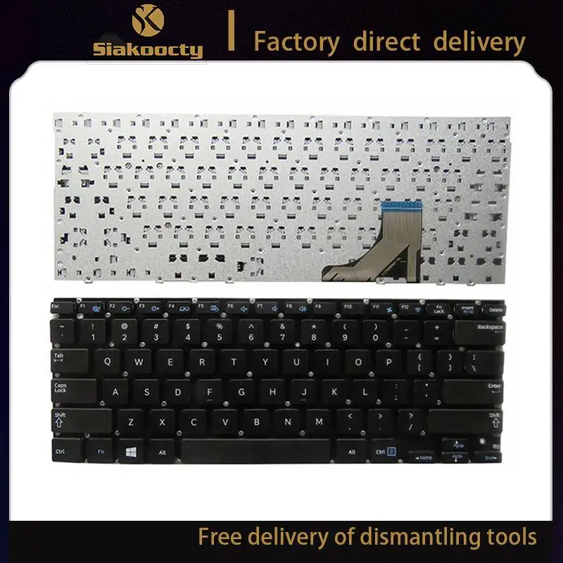 Новая клавиатура Siakoocty для ноутбука Samsung 530U3B, NP530U3C, 532U3C, 535U3C, 540U3C, NP530U3B, NP532U3C, NP535U3C, NP540U3C, американская версия bl