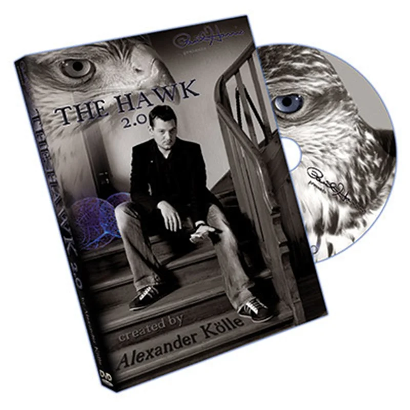 

The Hawk 2.0 By Alexander Kolle (DVD+Gimmick) Card Magic Tricks,Stage Magic Props,Close Up,Mentalism,Magia Toys Classic,Illusion