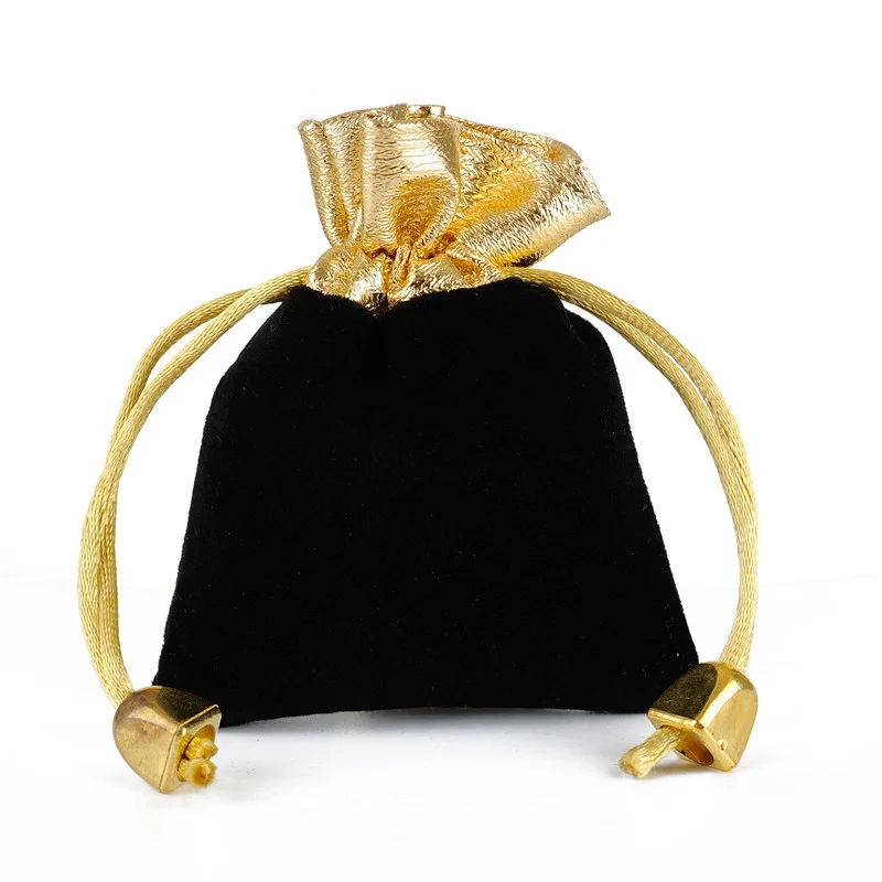 25 шт./партия бархатные подарочные сумки на шнурке