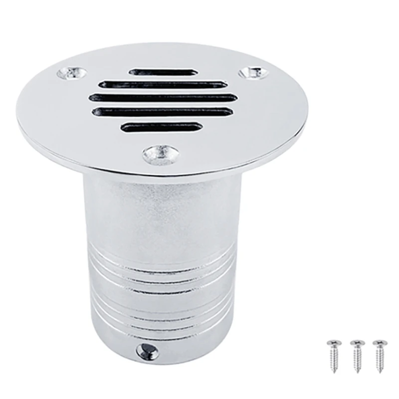 

52Mm Marine Grade Stainless Steel 316 Boat Floor Deck Drain For Boat Yacht Deck Drainage Hardware Rowing Accessories
