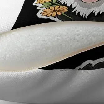 Австралийская овчалка с цветами декоративная подушка наволочки для гостиной