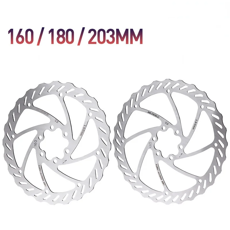 

Cycling 203mm/180mm/160mm/140mm/120mm 6 Inches Stainless Steel Rotor Disc Brake For MTB Mountain Road Cruiser Bike Bicycle parts