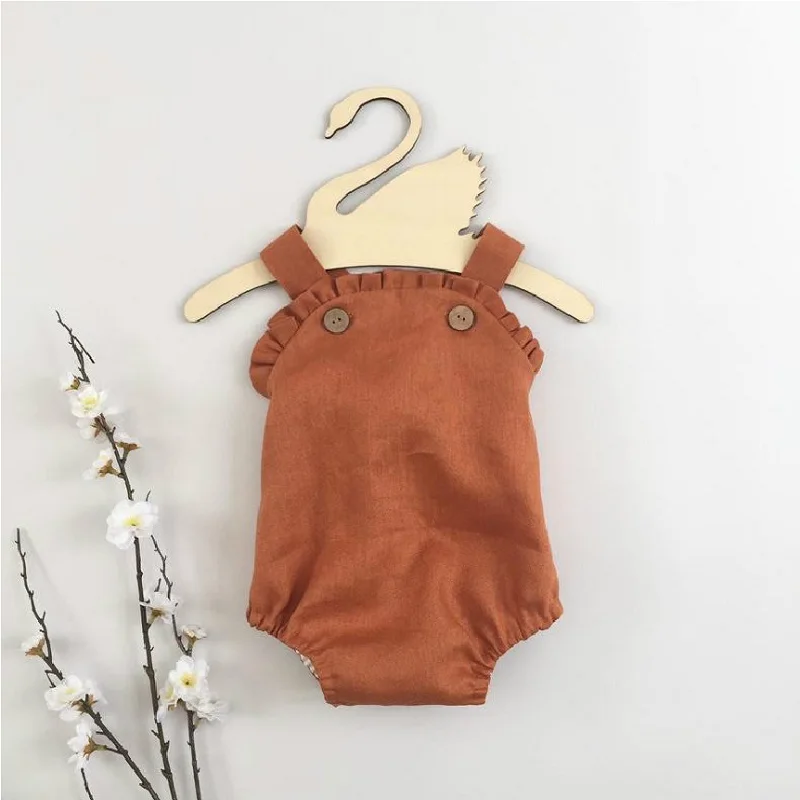 

Clothes for Newborns Girl Baby Bodysuits 0 to 3 Months Solid Color Climbing Sleeveless Cotton in Summer Lovely Yellow Grey Pants
