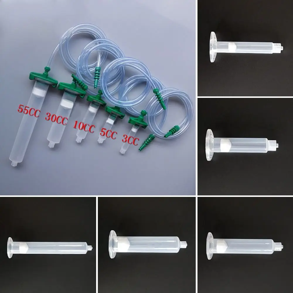 Фото Дозатор жидкости для клея 3cc 5cc 10cc 30cc 55CC Helix Luer Lock Насадки Адаптер Шприц Бочка Игла Насадка для дозирования клея №3