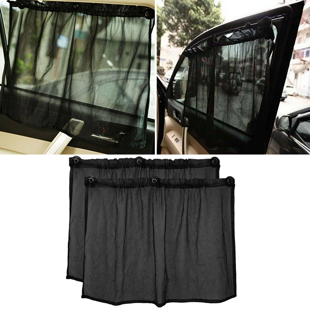 

2pcs 50*75cm Car Sun Blinds Windshield Side Window Sun Visor Curtain Anti UV Sunshades Car Interior Accessories Universally
