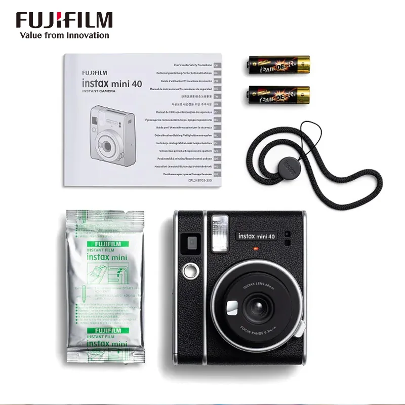 Оригинальная фотобумага Fujifilm Instax Mini 40 Лидер продаж новая для мгновенных снимков