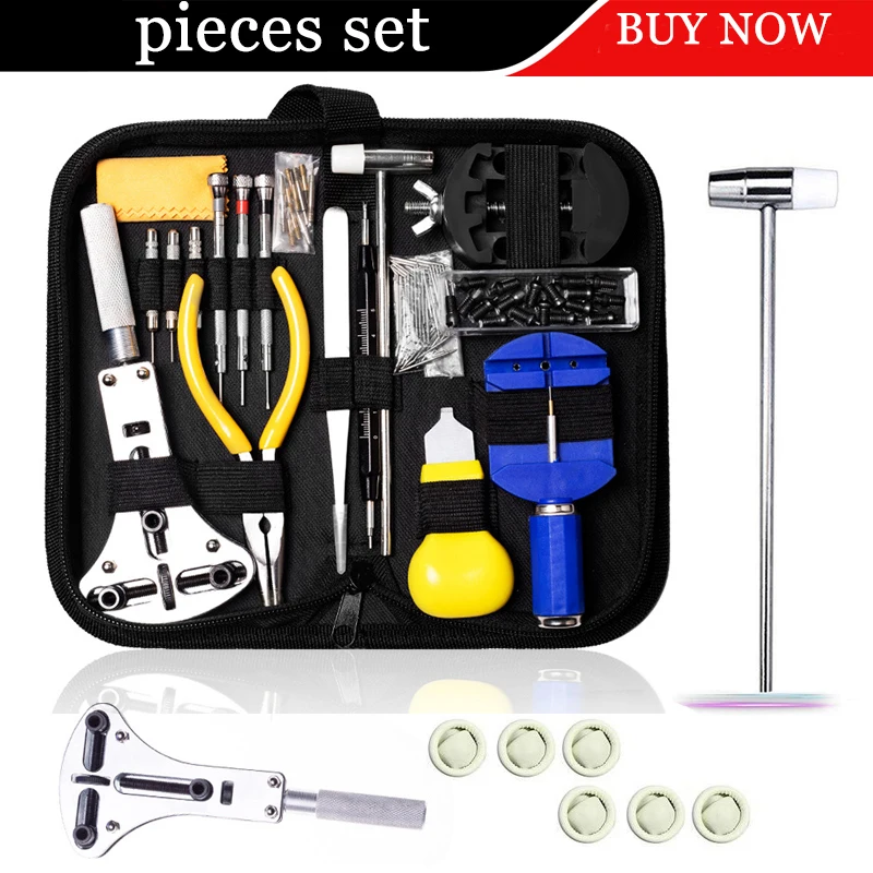 149 159 161 163pcs New Styles Watch Repair Tool Kit Watch Chain Pin Remover Case Opener Spring Bar Battery Replacement Tools