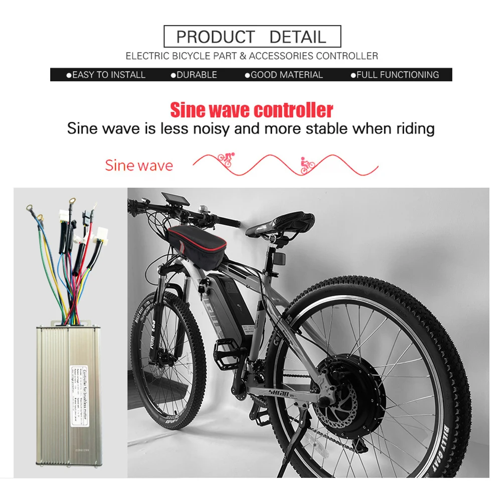 

Brushless Controller Controller Cycling Outdoor Sports Accessories Brushless Storage Bag 1500W 170*83*42mm 30A