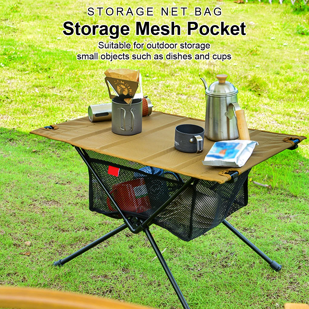 

Сетчатая Сумка для улицы, складной сетчатый органайзер для хранения, для кемпинга, пикника, заднего двора, пляжного горшка, принадлежности