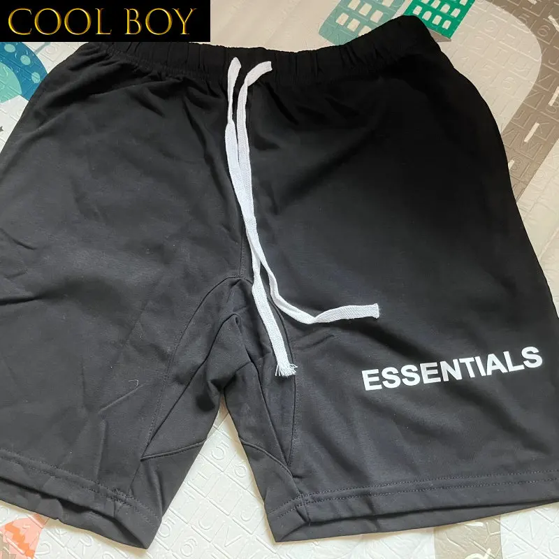 

E BOY Essentials Summer Blank Shorts1:1 Hight Quality Essentials Men Clothing Summer Trends Match Clothes One Day Ship Out
