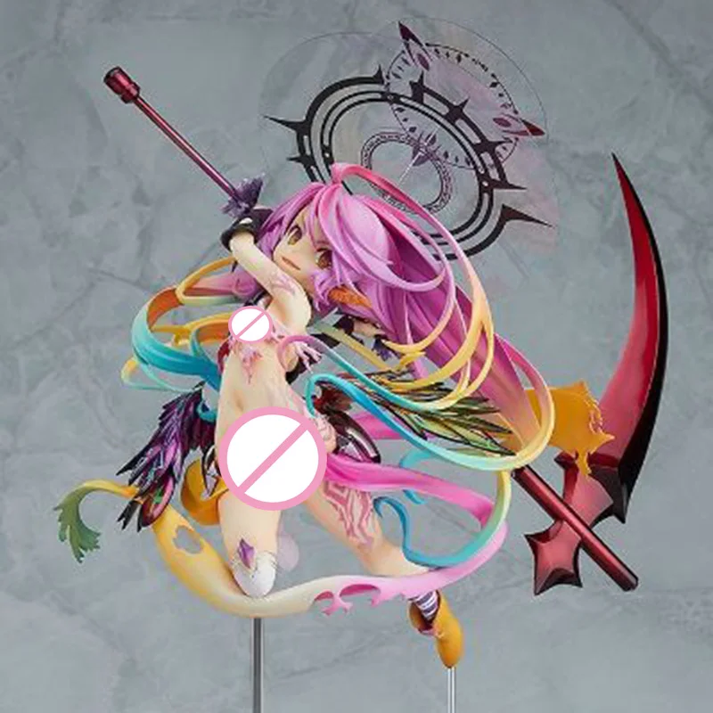 

Anime Action Figures NO GAME NO LIFE Action Figures Jibril Sexy Beautiful Girls War Version PVC Collection Model Toys for Gifts