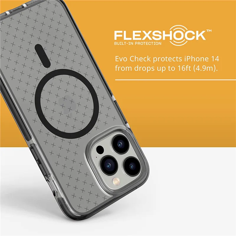 Tech21 For MagSafe Case For Shock-Absorbing&Slim Protective Case For iPhone 14 Pro Max 14 Plus Drop Protection Flex Shock Cover