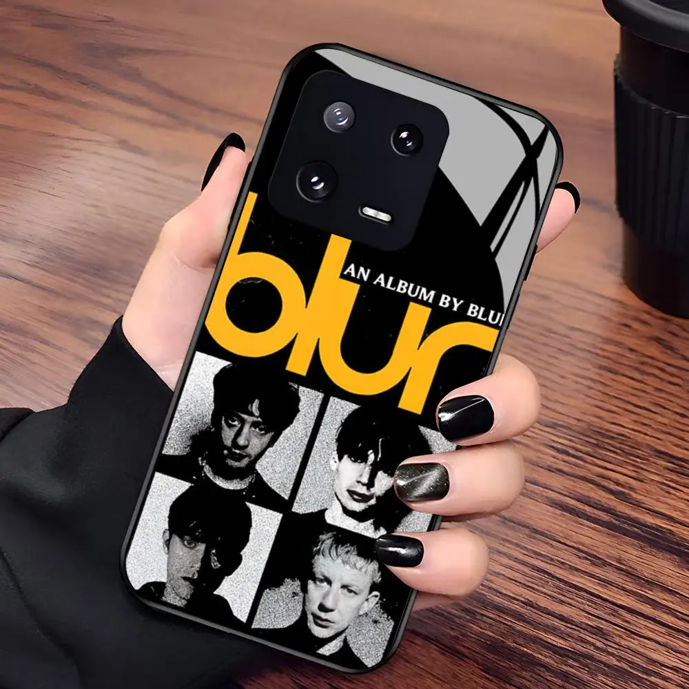 Фото Чехол для телефона Band Blur-R для Xiaomi 17 15 14 13 12 Mi 11 X T Ultra Pro Lite 5G, черный, стеклянный №4