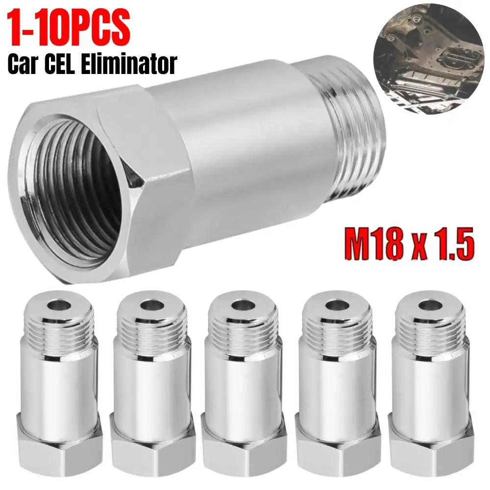 

1-10PCS M18X1.5 Oxygen O2 Sensor Extender Car CEL Eliminator Adapter Converter Car Sensors Automotive Parts and Accessories