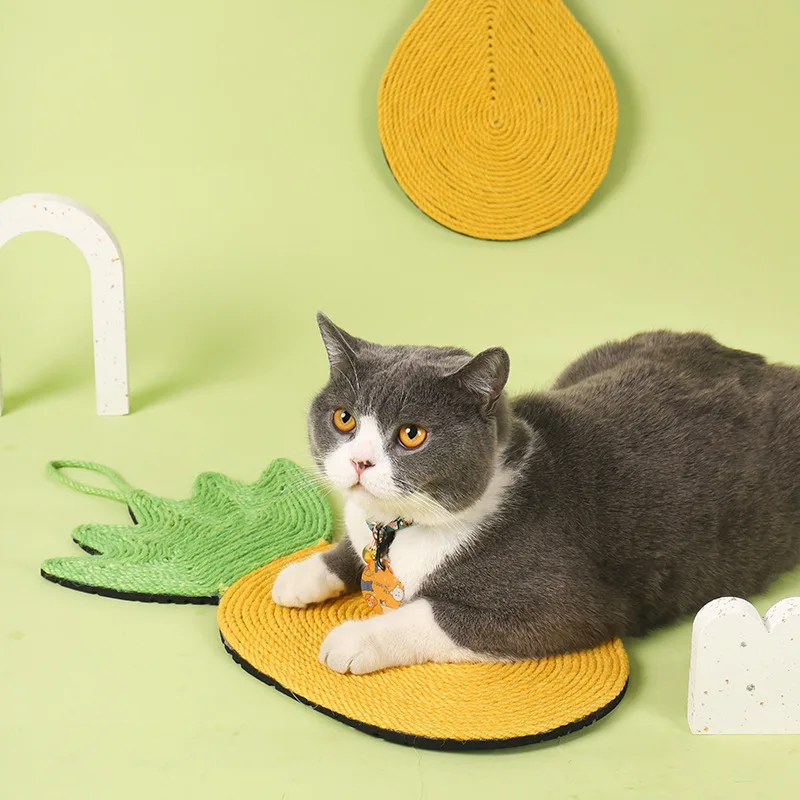 

Cat Scratcher Sisal Mat Board Pineapple Cartoon Shape Cat Scratch for Sharpen Nails Scraper Cat Tree Cat Toy Furniture Protector