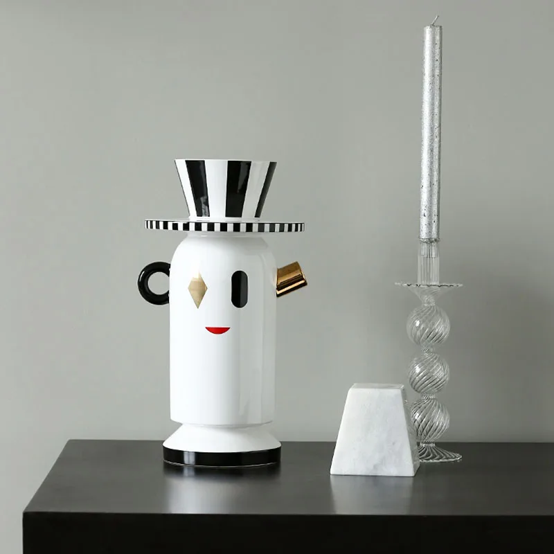 

Декоративная ваза для цветов, керамический внутренний цветочный горшок, художественная внутренняя ваза, гидропоника, домашний дизайн, напо...