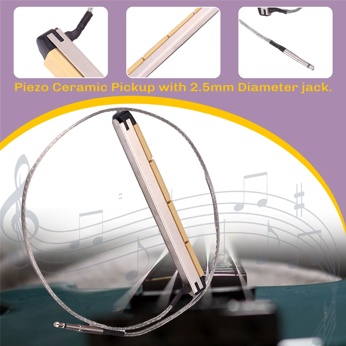 Акустическая бас-гитара пьезогитара