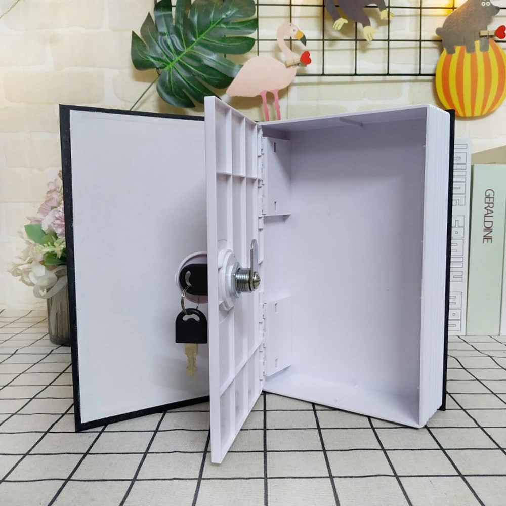 Ящик для ключей с замком ювелирных изделий шкафчик словарь книга наличные