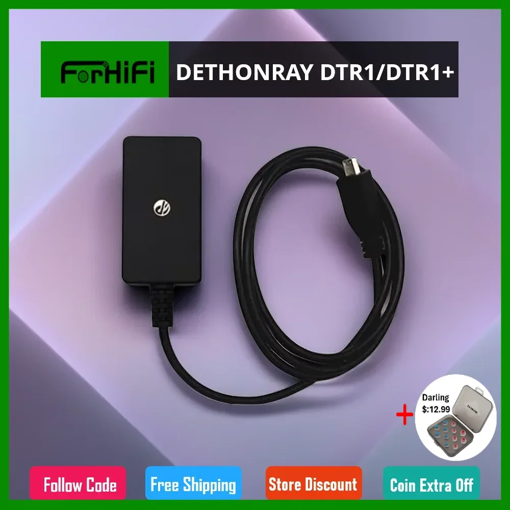 

DETHONRAY DTR1/DTR1+ HiFi Player Small Charger (Black)