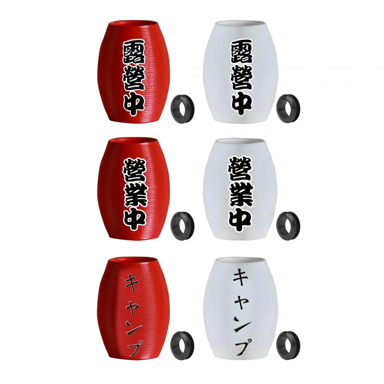 

Camping Light Lamp Shade Lightweight Chochin Sign Lampshade Lantern Cover Japanese Style for Bar Hotel Outdoor Festival Decor