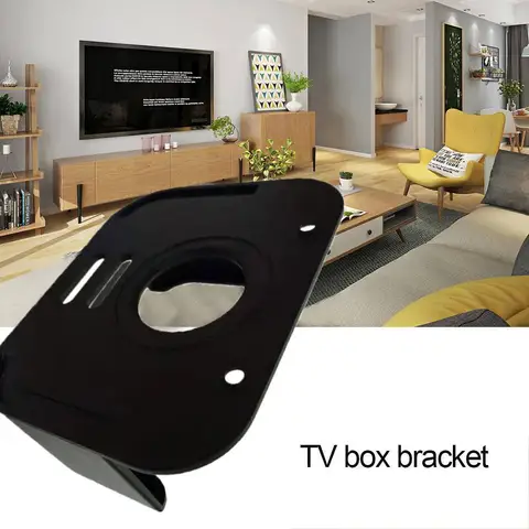 Настенный кронштейн-держатель для Apple TV 1/2/3/4 медиаплеера, телевизионная приставка, система крепления, вешалка для Apple TV 5-го поколения 5K 4K