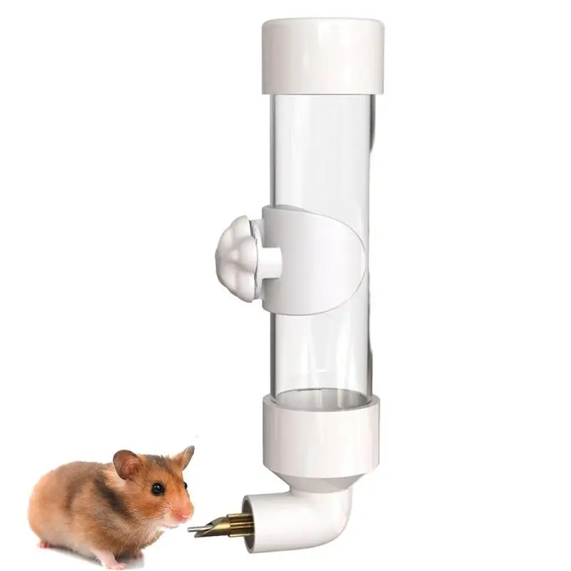 

Hamster Drinker 300ml Water Feeder For Guinea Pig Leak-Proof Automatic Pet Waterer Drinking Head Pipe For Rabbit Hamster