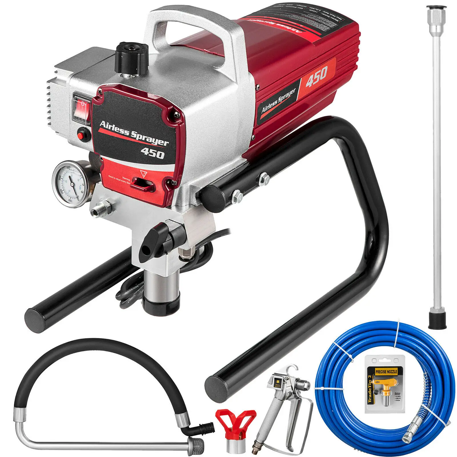 

1500W High Pressure Airless Paint Sprayer Gun Spraying Machine Electric