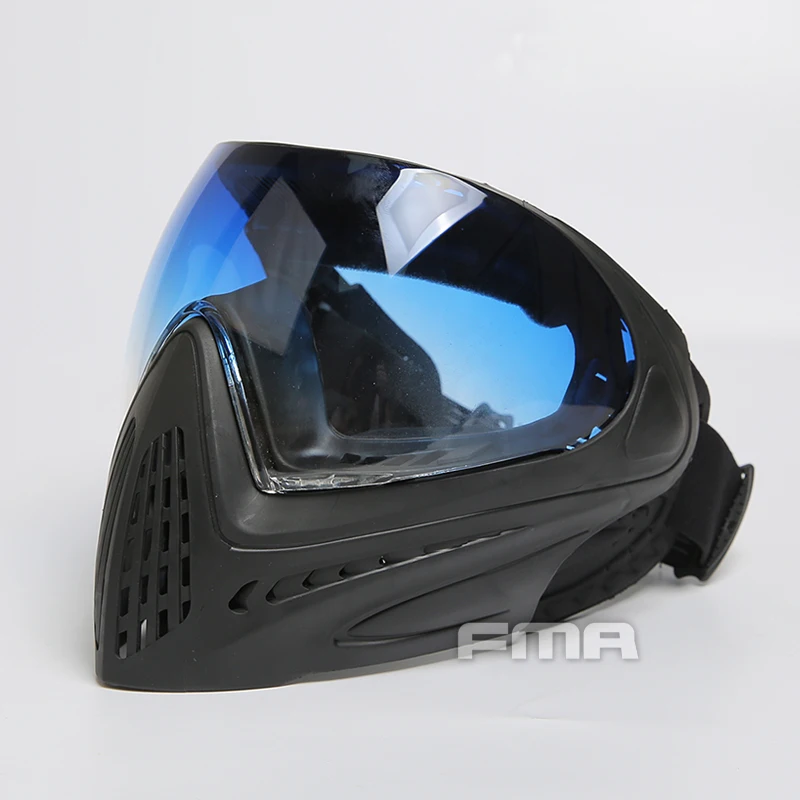 

NEW F1 Full Face Mask With Single Layer Paintball Safety Protective Mask Anti-fog Goggle Mask Outdoor Tactical Airsoft Equipment