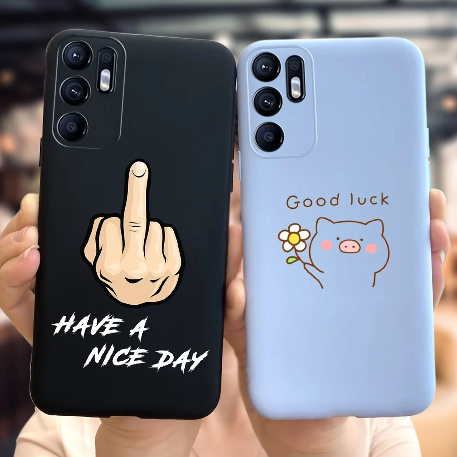 Чехол для OPPO Reno6 Z Модный мягкий защитный чехол с цветочным рисунком Reno 6 4G 5G CPH2251