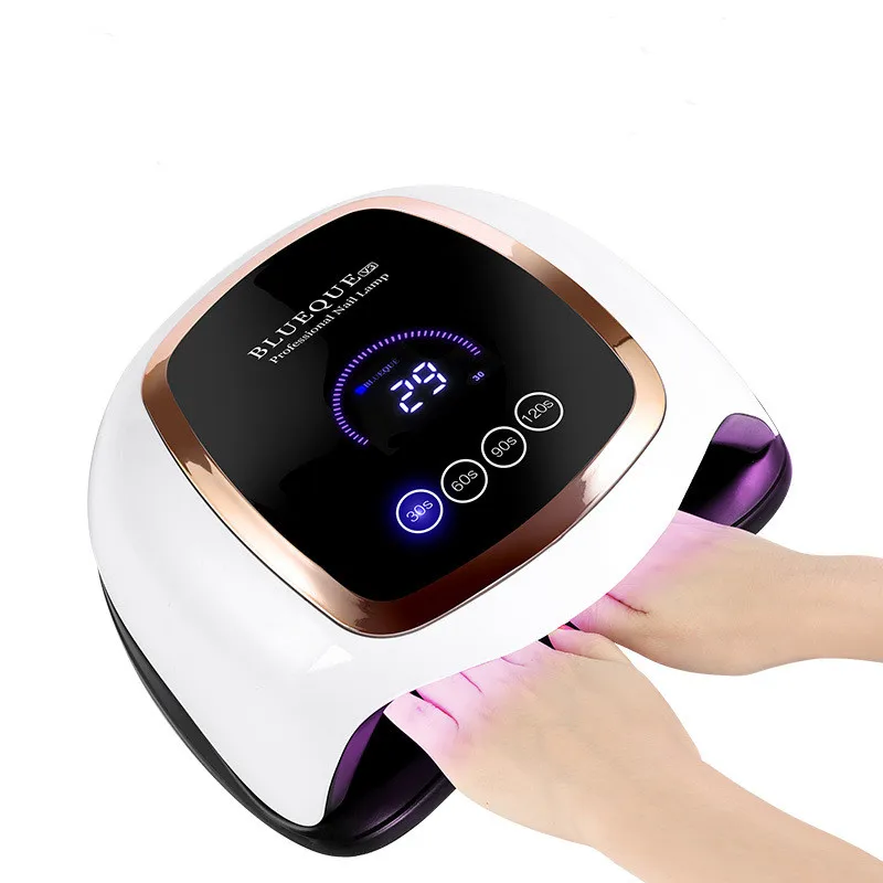 

168W High Power Fast Curing LCD Touch Screen Two Hands UV Led Nail UV Lamp Dryer