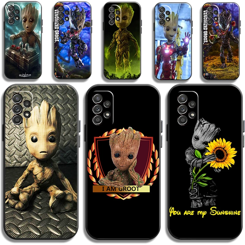 

Marvel Groot Cartoon Phone Cases For Samsung Galaxy A21S A31 A72 A52 A71 A51 5G A42 5G A20 A21 A22 4G A22 5G A20 A32 5G A11