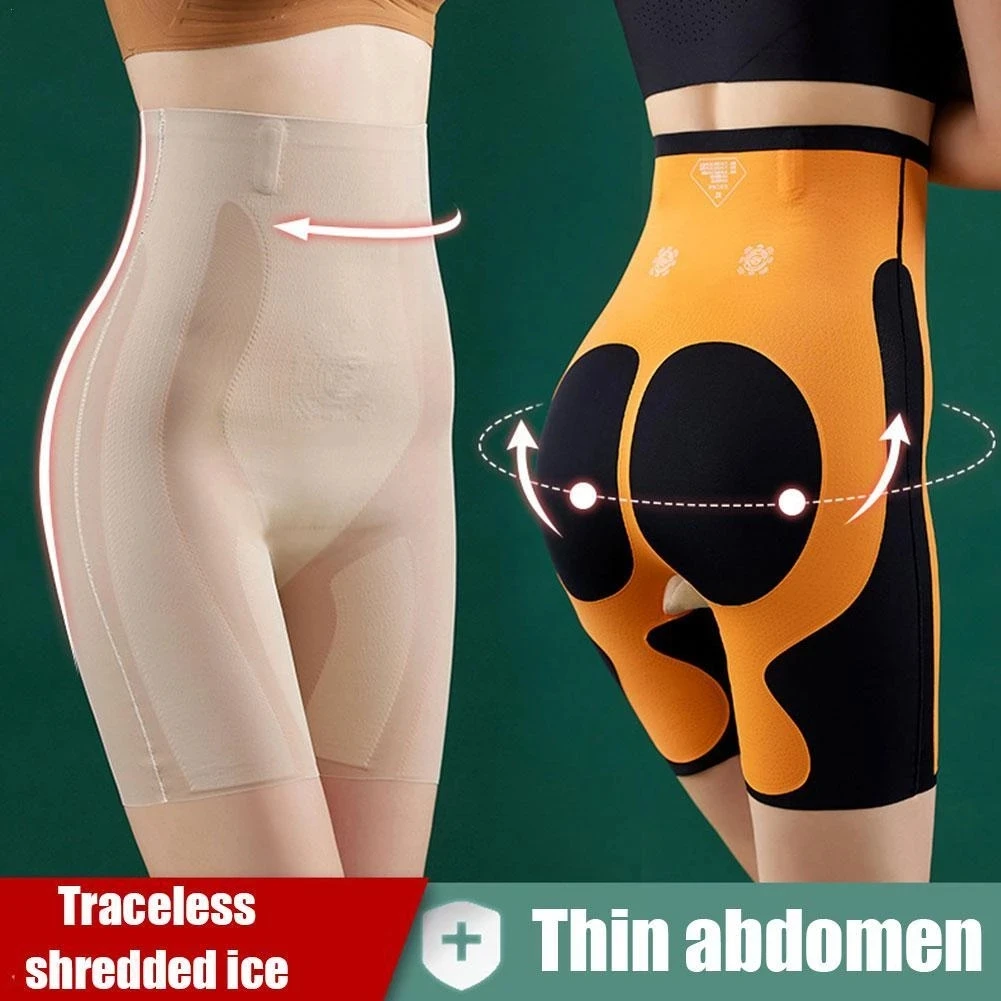 

5D корректор фигуры, латексные плоские трусики для послеродового белья, для подтяжки ягодиц и похудения, тренировочные брюки для талии и жив...