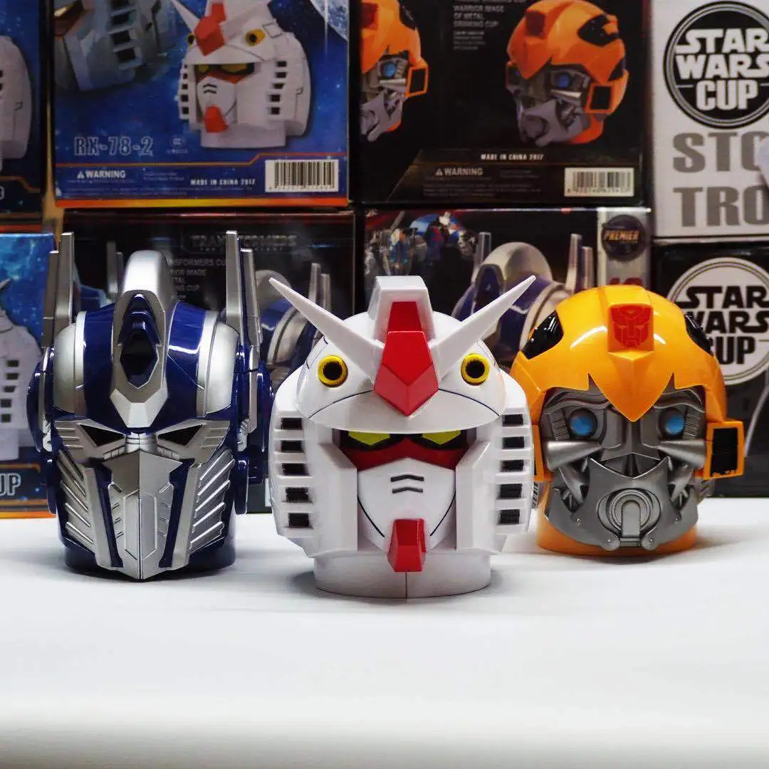 Многофункциональные кружки из нержавеющей стали 420 мл пепельница Аниме Робот