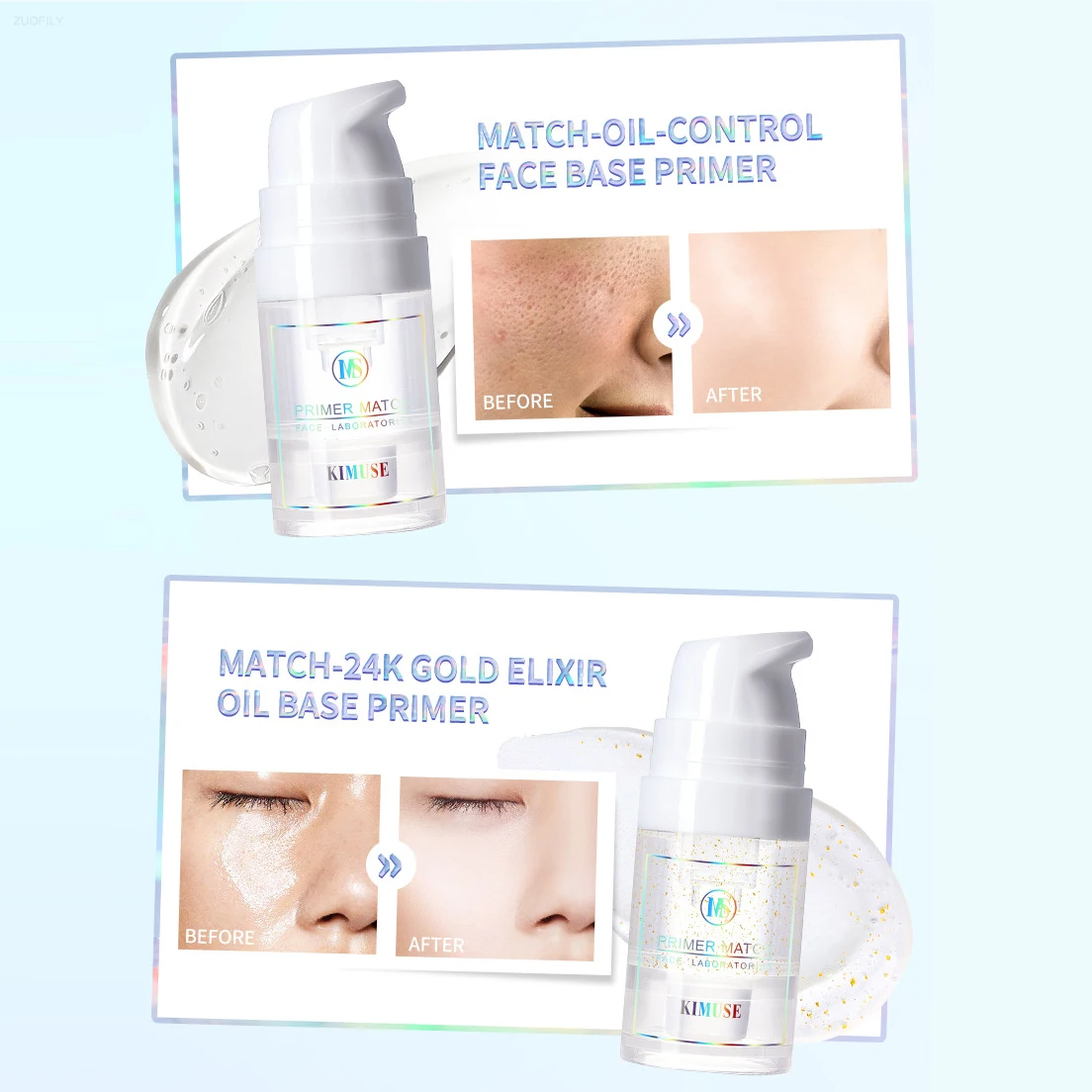 Увлажняющий праймер для макияжа 8 мл изоляционная база невидимый поры лица