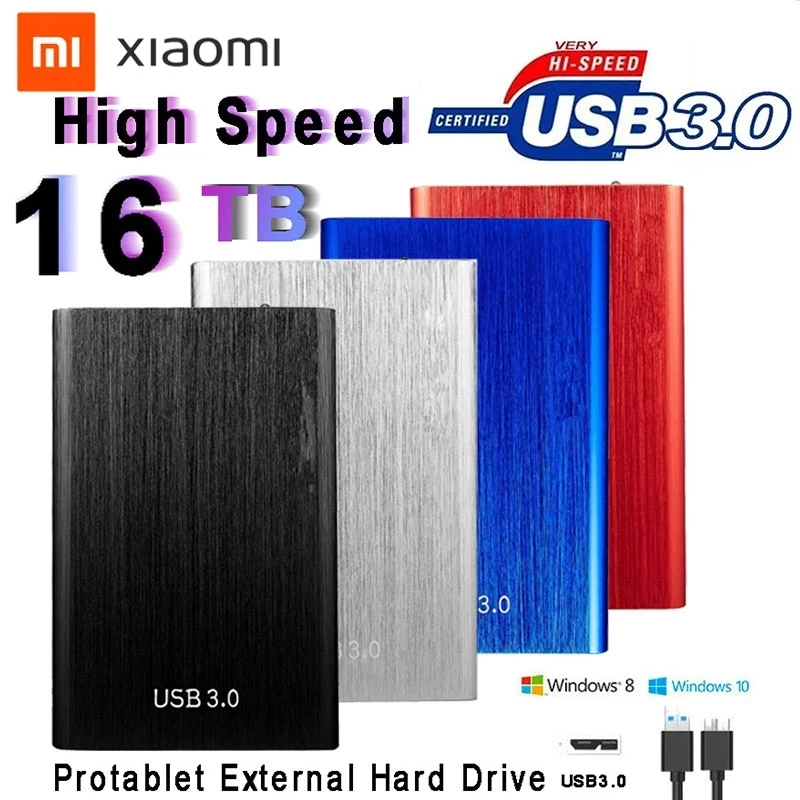 xiaomi High-speed External 1TB 2TB 4TB 8TB Hard Drive USB3.0 ssd 500gb 2.5 Inch 1TB Hard Disk Storage Devices for Desktop Laptop