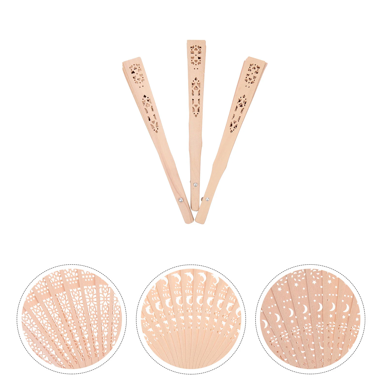 

Fan Hand Fans Folding Wooden Chinese Handheld Foldable Wedding Sandalwood Vintage Wood Dance Japanese Paper Party Held Women