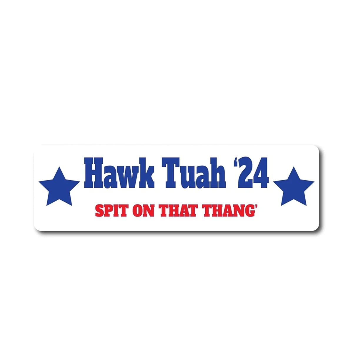Силиконовая наклейка &quotHawk Tuah&quot