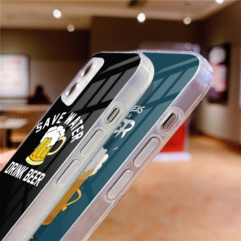 Мужской Прозрачный чехол для телефона iPhone 13 12 11 pro Mini XS MAX 8 7 6 6S Plus X SE 2020 | Мобильные