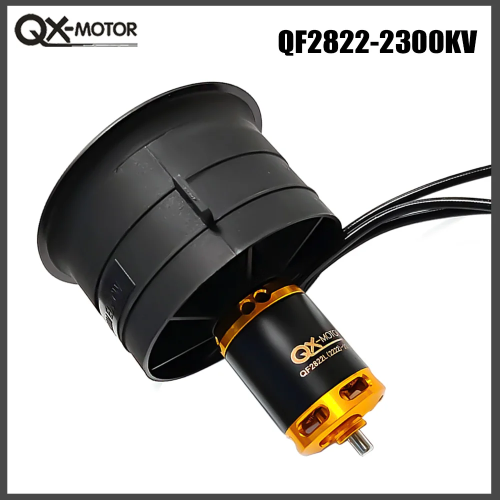 QX-Motor QF2822 2100KV 2300KV 3300KV 4300KV 64 мм EDF 12 лопастей CW CCW Бесщеточный двигатель для
