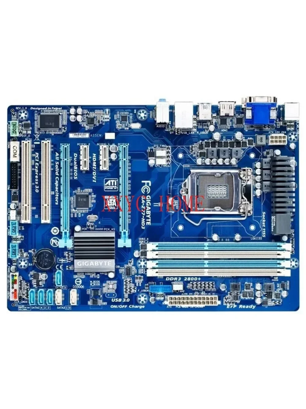 95% новая материнская плата Z77 Gigabyte GA-Z77P-D3 1155 с поддержкой 1230 V2 3470