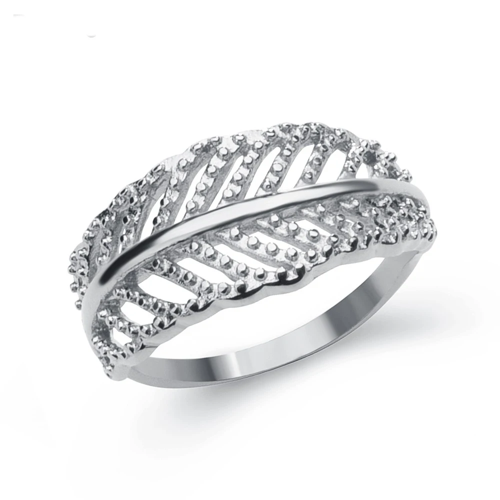 

Leaf Nice Jewelry Vintage Crystal Rings